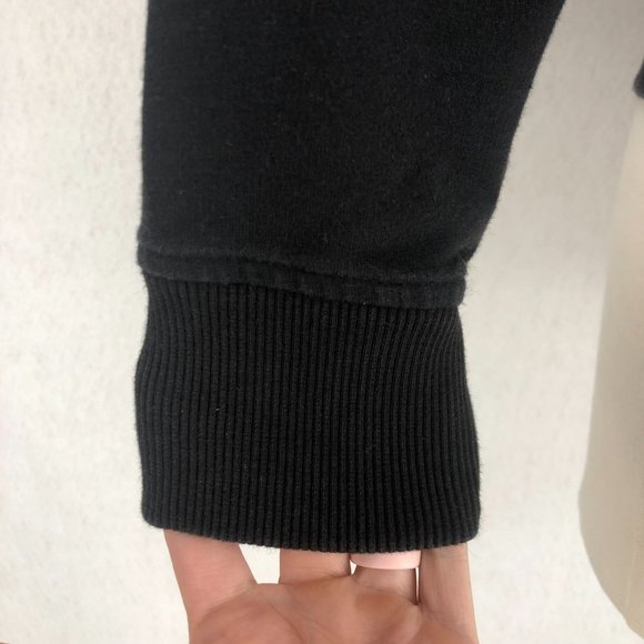 Puma Black Open Back Sweatshirt Women's Size Small Zipper Back Crewneck SAMPLE - Picture 7 of 10